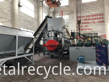 Y83W-630 Steel Scissel Chip Horizontal Briquette Machine for Recycling